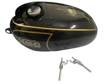 VINCENT HRD BLACK PAINTED ALUMINUM GAS FUEL PETROL TANK + CAP +PETCOCK |Fit For