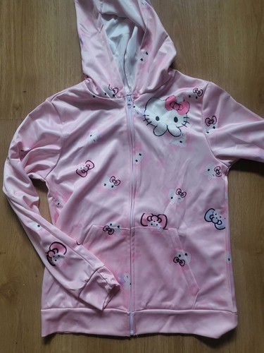 Pink hello kitty zip - zip, up