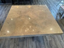 Travertine Dining Table