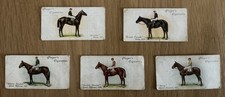 Five John Player Derby and Grand National Winners Cigarette Cards