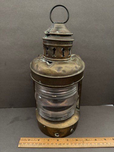 Brass ship lantern - brass,