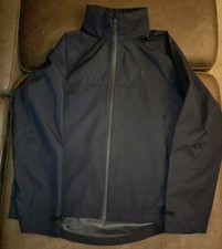 Polo Ralph Lauren Navy Blue Large Performance Hooded Rain Jacket Coat BNWT 0579