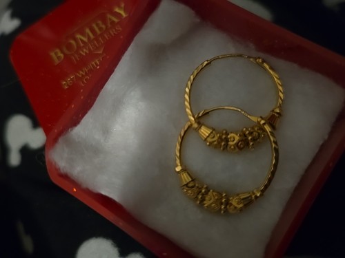 Gold earing 4 7g - ct, 4.7g