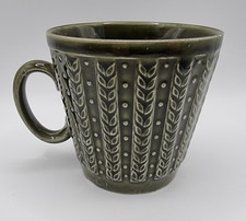 Vintage Tams Ware Mug 1960s 70s England Green Cup Tea Retro MCM