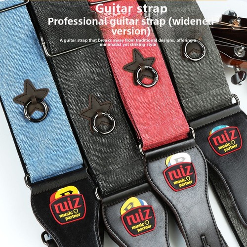 Wide padded guitar strap - wide,