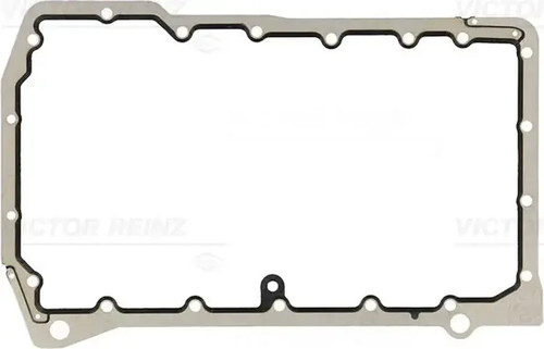 Oil pan gasket rubber metal - oil,