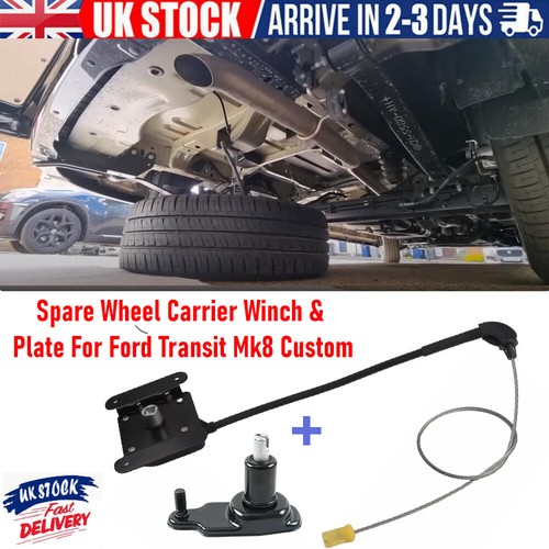Spare wheel carrier - wheel, winch
