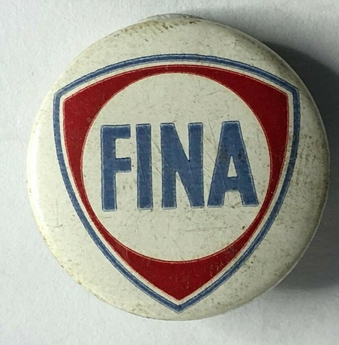 1970 fina oil petrol - fina, tin