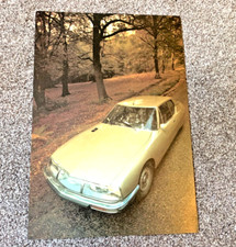 CITROEN SM MASERATI 2.7 V6 DS ORIGINAL CLASSIC CAR MAGAZINE IMAGE RETRO WALL ART