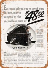 METAL SIGN - 1937 Eastman