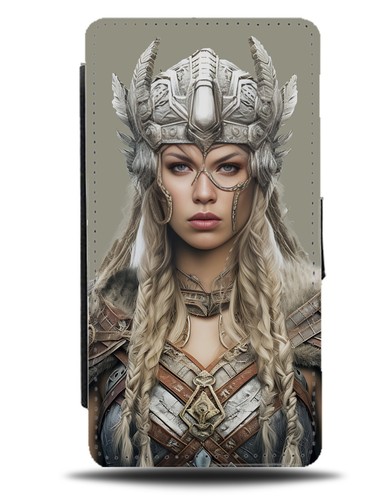 Viking woman flip wallet - viking, case