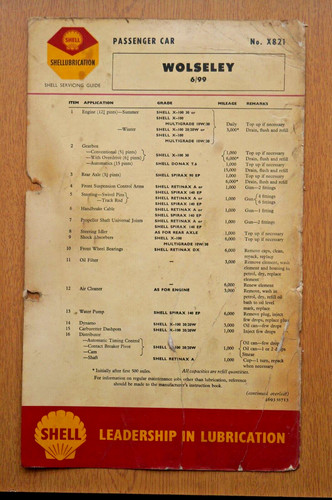 Wolseley shell classic - -,