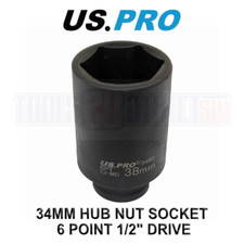 US PRO Tools 34mm 1/2" dr 6