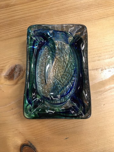 Decorative glass ashtray - ashtray, royal