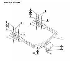 Swan Neck Tow Bar For VW
