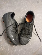 NIKE PHANTOM GX NIKESKIN BLACK FOOTBALL BOOTS SIZE UK 7.5 EUR 42