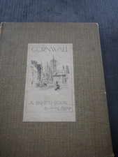 Cornwall : a sketch-book  by Jasper Salwey rare  First Edition 1922 hardcover