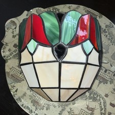 Tiffany Style Wall Sconce Light Stained Glass Shade