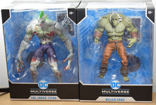 McFarlane DC BATMAN: ARKHAM ASYLUM The Joker Titan Killer Croc MegaFigs Figures