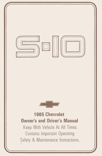 1985 chevrolet blazer - chevrolet,