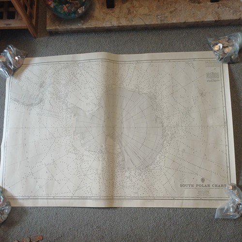 Vintage 1956 admiralty chart - 1956,