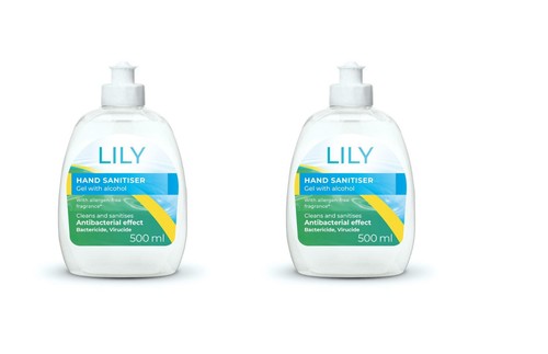 Lily alcohol hand sanitiser - hand,