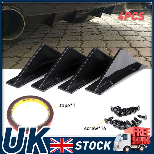 4pcs glossy black rear - glossy,