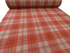 RED Tartan Check Wool