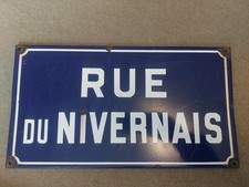 Vintage French Enamel Street