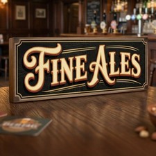 Fine Ales Vintage Style Sign
