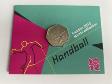 Royal Mint 2012 London Olympic Games Collector Coin 50p New In Pack Handball