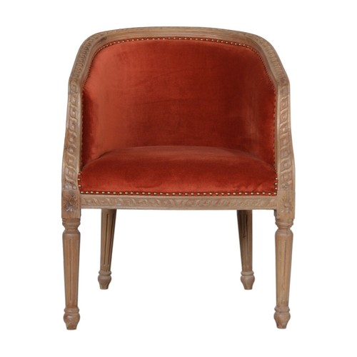 Oak toned red - red, studded