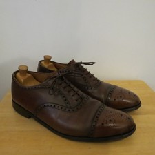 Oliver Sweeney Harrods Brown UK  11 Shoes Brogues Leather England London Dark