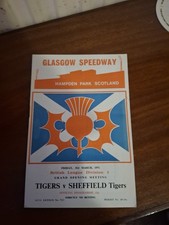 1972 Speedway Programme Glasgow V Sheffield