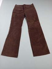 LFL Leather Trousers Vintage womens size 12 brown W30 L29