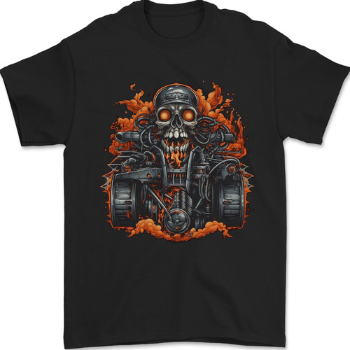 Skull quad bike - a,