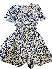 Vintage Playsuit Romper  Culotte 90s Fit Modern 10 12