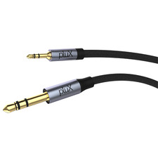 3.5mm to 6.35mm Jack Aux Cable Audio Lead Adapter for Speaker Guitar Amplifier