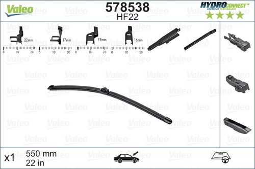 Valeo hf22 wiper - valeo,