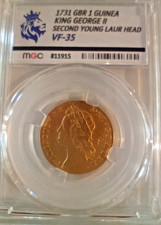 1731 King George II Gold Full