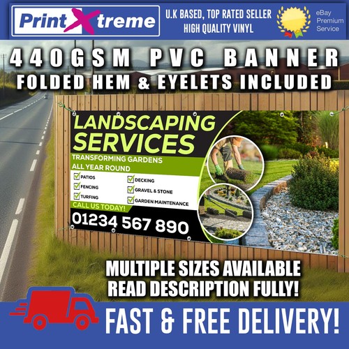 Landscaping banner 440gsm pvc - landscaping,