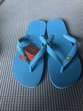 Havaianas Women's Flip Flops Size 39-40 Turquoise Brand New Made in Brazil