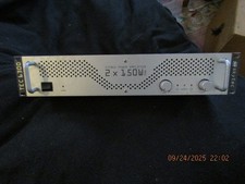 SKYTEC TEC 6300  2 X 150 W RMS AMPLIFIER POWERS UP SPARES OR REPAIR WAS WORKING