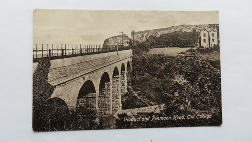 Railway postcard old colwyn - old,