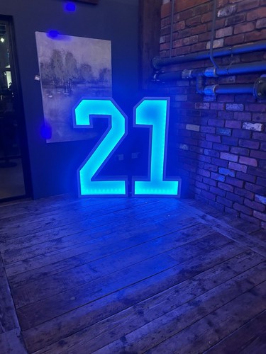 4ft light numbers - 4ft, up