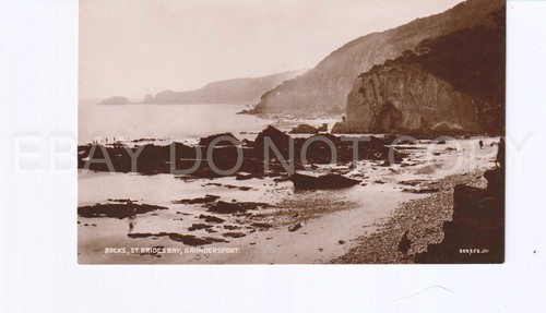 Postcard rocks st brides - st,