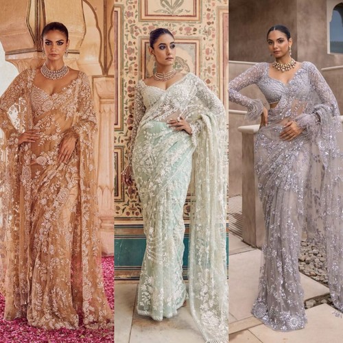Sari indian wear bollywood - sari,