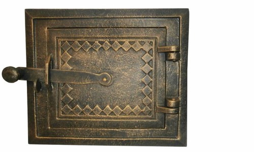 Cast iron fire door - iron, bread