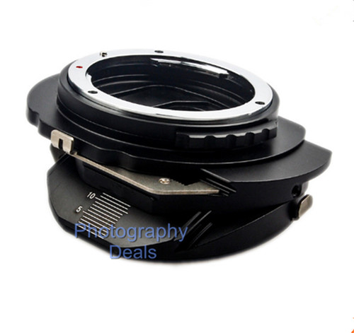 Tilt shift lens adapter - tilt,
