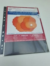 Spellbinders Nestabilities Grand Labels Four 6 Dies,  LF-190 Cut Emboss &Stencil